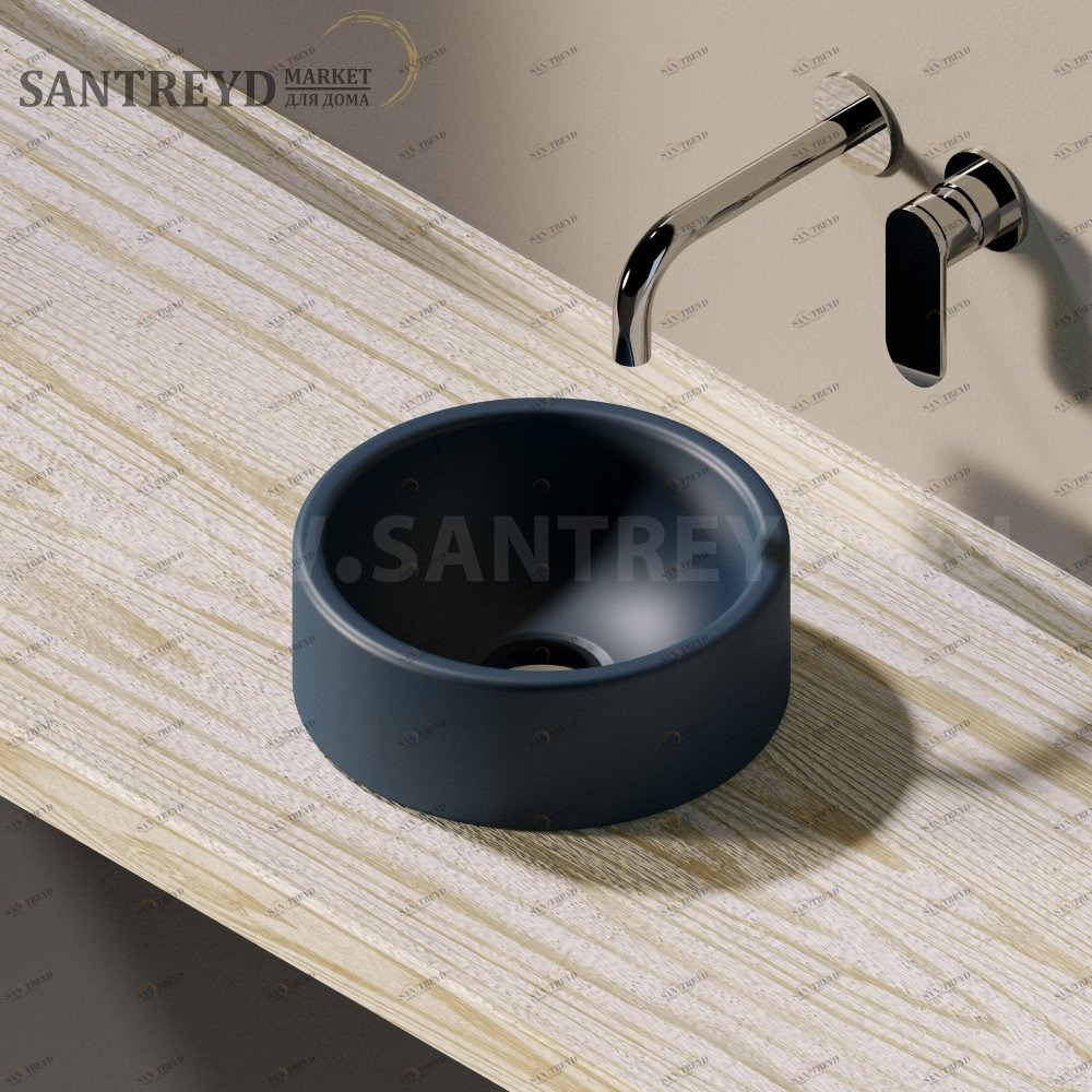 50592227016 Накладная раковина на столешницу  круглая Ceramica Flaminia Twin