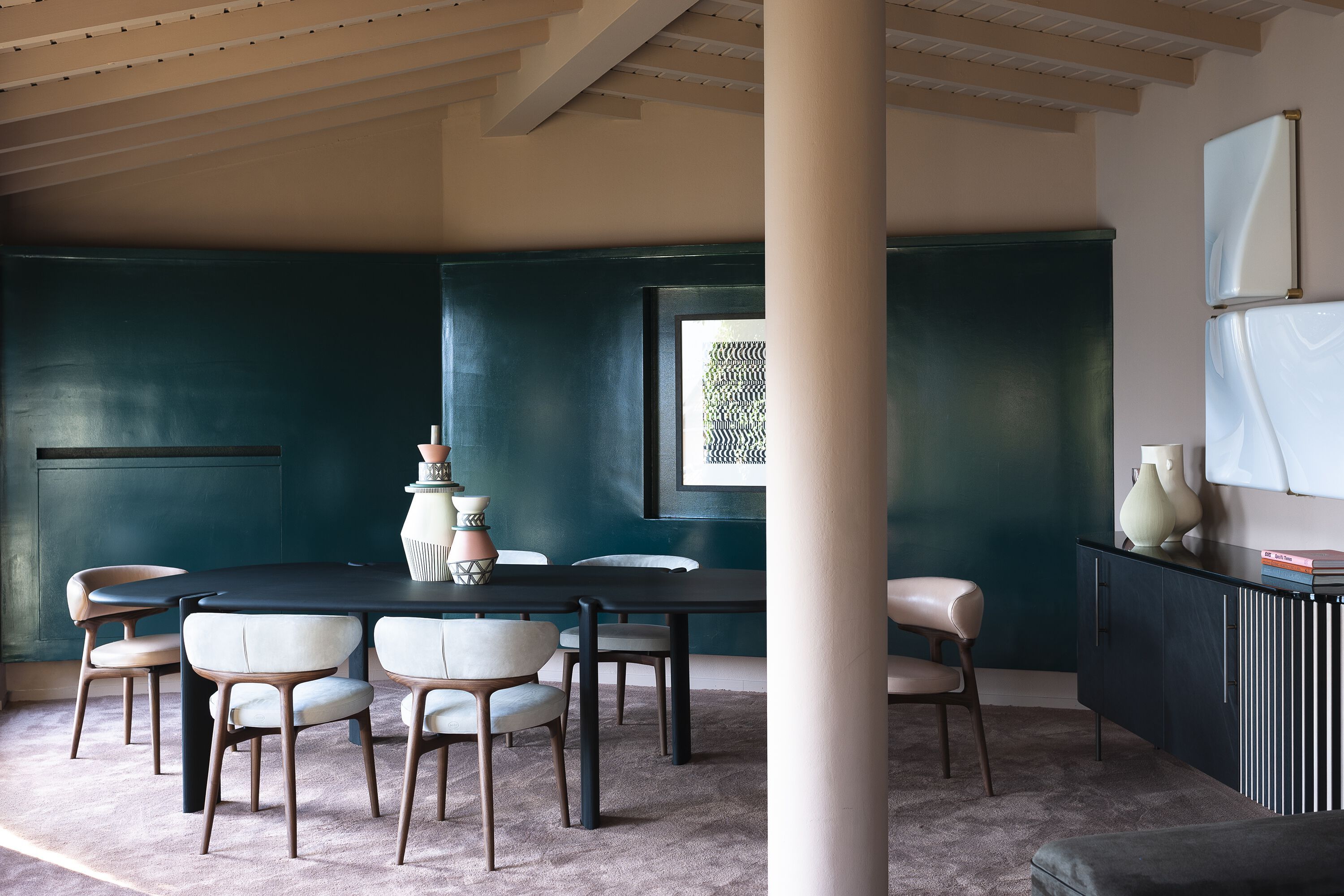 Стол из массива дерева произвольной формы Baxter ISAMU WOOD ARCH-00105084 - Вид №7