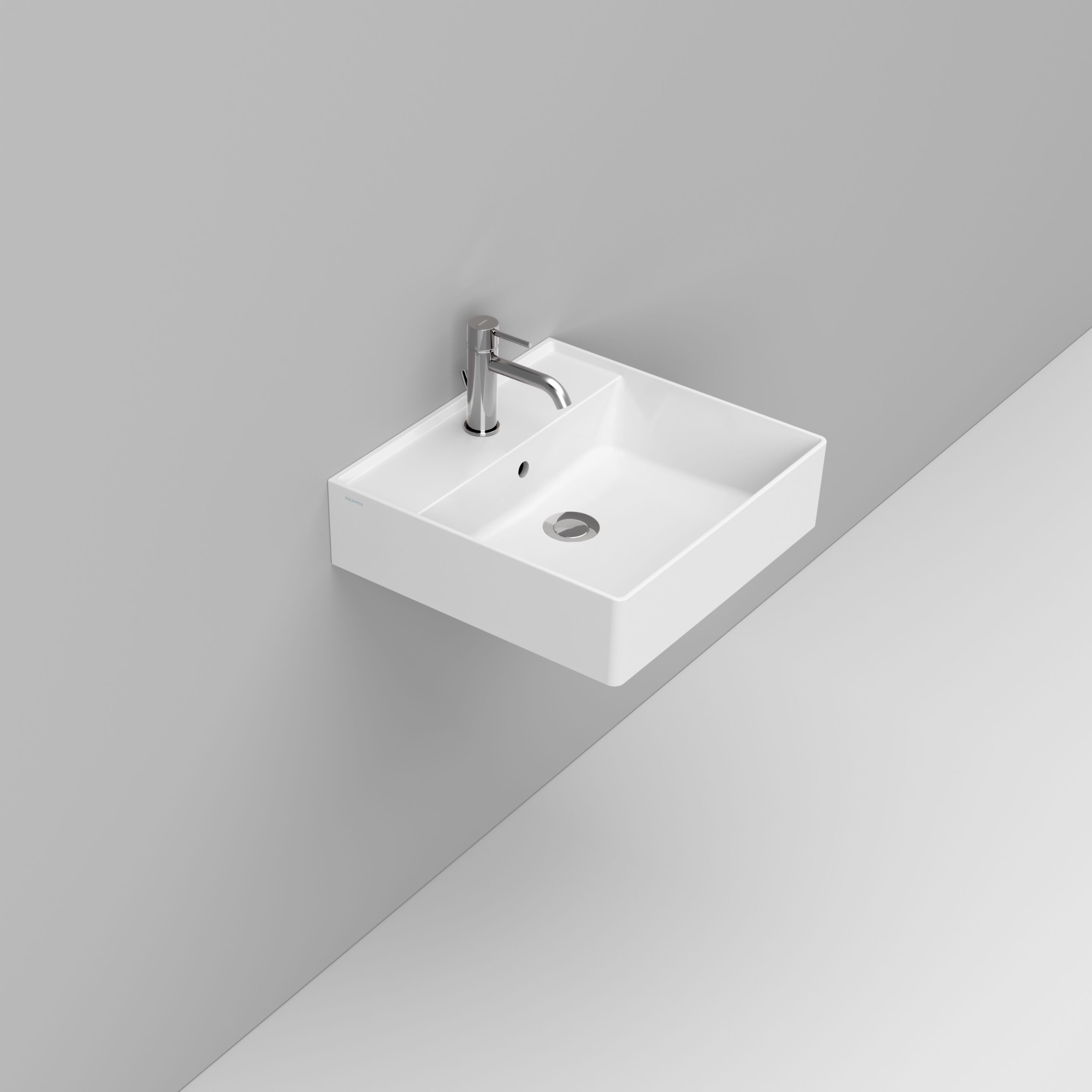 Керамический подвесной одиночный квадратный умывальник Ceramica Dolomite несколько ARCH-00111249 - Вид №1