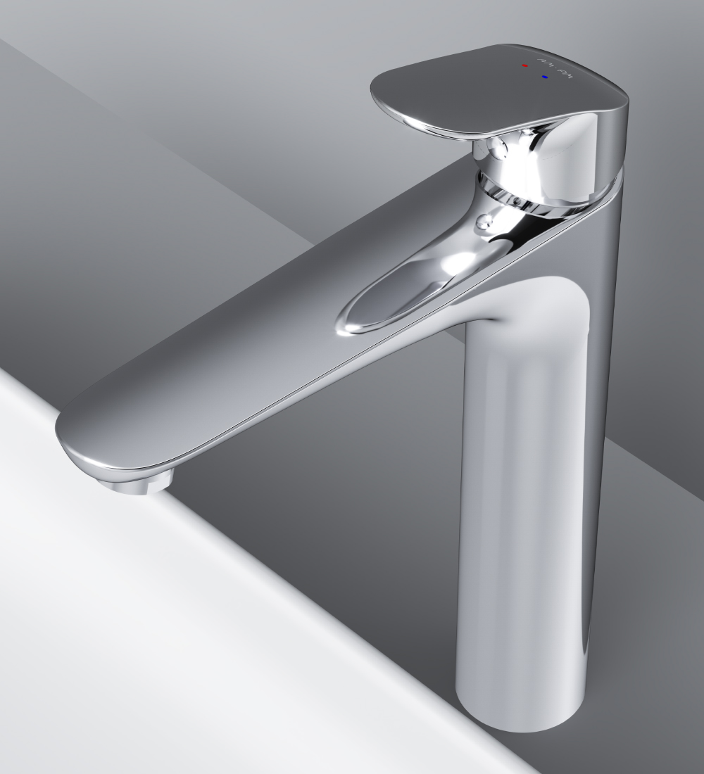 F8092200 смеситель д/умывальника высокий излив 170 мм с д/к хром шт. AM.PM Like - Вид №2