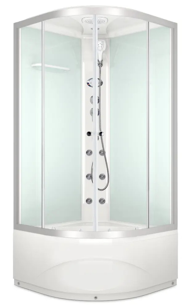 DOMANI-SPA Delight — угловая душевая кабина с гидромассажем 90×90 см 87210148