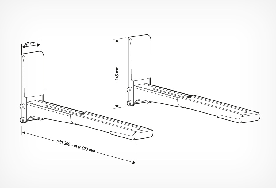 0171607 Кронштейн для СВЧ-печи Holder MWS-2003 STDN-0126576 - Вид №4