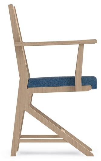 PIAVAL Стул из ткани с подлокотниками Swing | health & care 32-63/3 - Вид №2