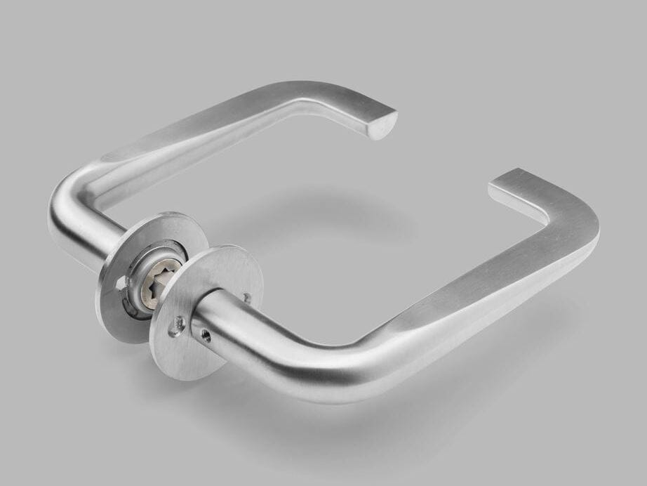 Ручка из нержавеющей стали на розетке D LINE куб ARCH-00102491