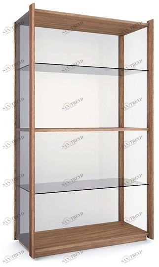 Pacini & Cappellini Книжный шкаф / витрина из дерева и стекла  5554.105 