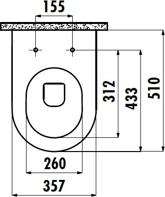FE320-11CB00E-0000 FREE Унитаз подвесной Creavit Free - Вид №9