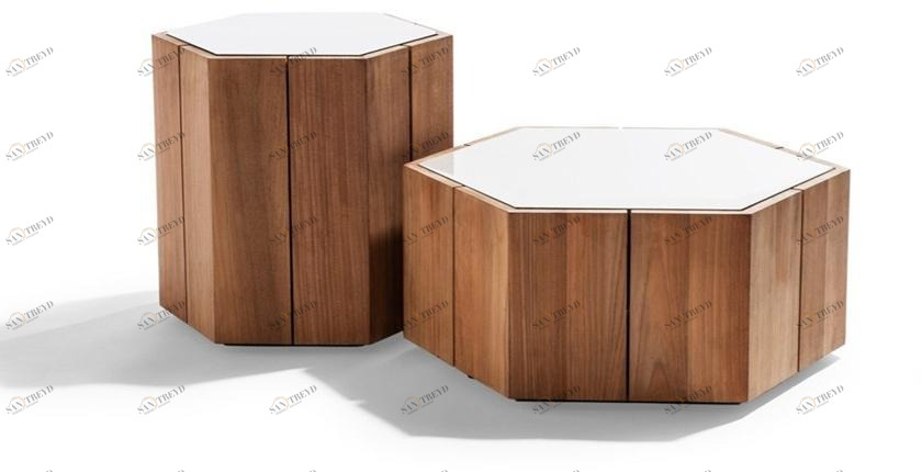 TRIBÙ Шестиугольный столик для сада Hexagon sun-id-1378588