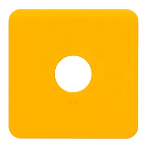 Накладка для ТВ-розетки Lexman Cosy, цвет оранжевый