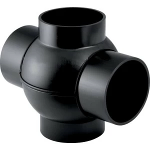 GEBERIT 368.285.16.1 Крестовина шаровая Geberit PE 88,5°, соединения 180° смещенные
