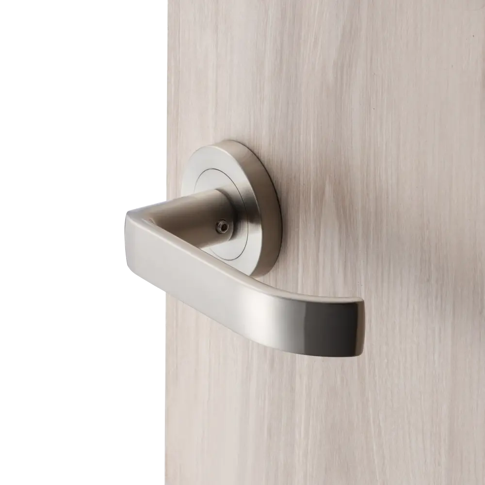 Дверные ручки Inspire Lena ЦАМ без запирания цвет никель STLM-2174982 - Вид №5