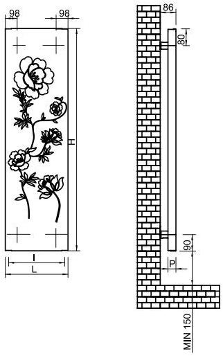 Tonon Evolution Настенный алюминиевый панельный радиатор Design sun-id-1344487 - Вид №1