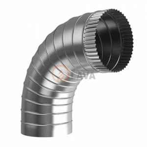 Отвод LAVA 115, угол 90*, нерж. 439 (0,5)