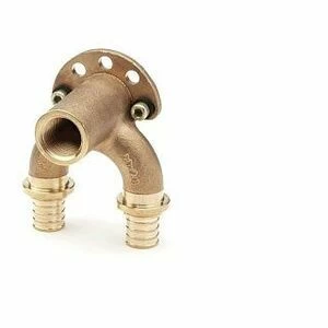 REHAU Водорозетка надвижная сдвоенная 16-Rp 1/2"ВР 16-Rp MХ (латунь)