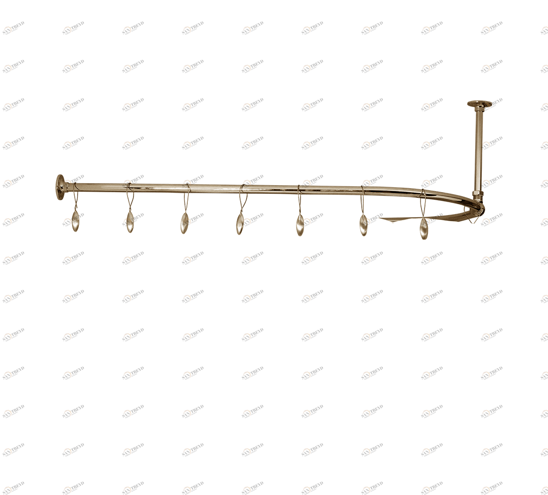 Gentry Home Карниз для штор для душа Shower curtain rail Incalux GH102539 