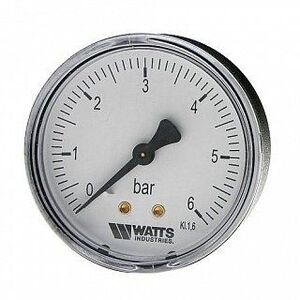Манометр аксиальный F+R100 80 мм 1/4" 10 бар WATTS