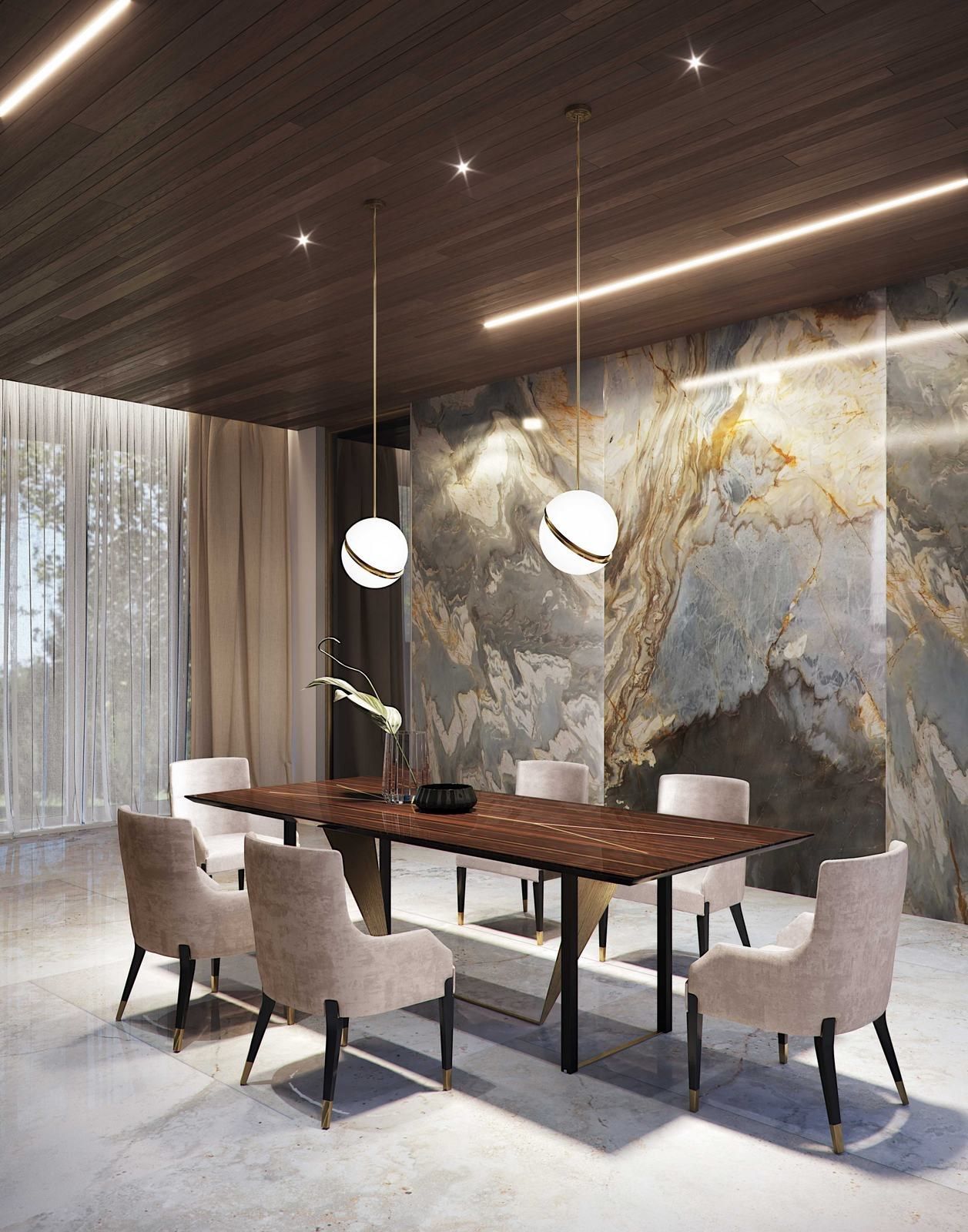 Деревянный прямоугольный обеденный стол Capital Collection Prisma ARCH-00103834 - Вид №8