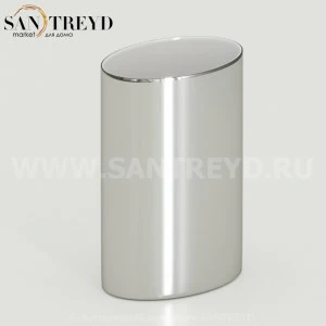 922290 Стакан для зубных щёток, цвет Хромированный Kerasan Nolita Италия