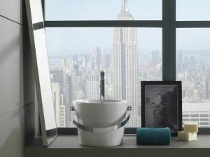 8801 - 8803 Накладная раковина на столешницу  овальная Scarabeo Ceramiche Bucket