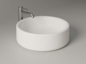 Керамическая раковина с одной столешницей