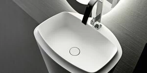 F748 Накладная раковина на столешницу  овальная Arbi