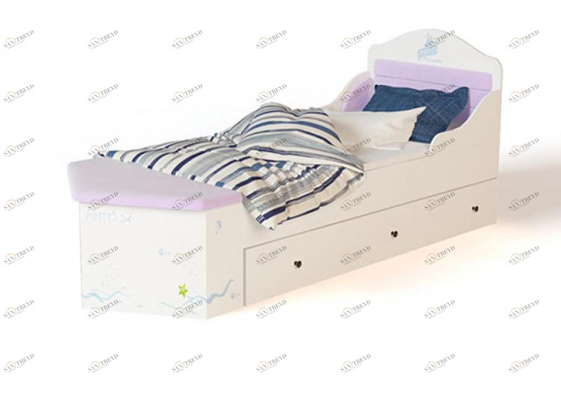 Кровать корабль ABC-KING Pirates (160*90) без ящика и носа - NEW 4631147958242