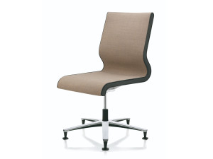 Регулируемый по высоте поворотный офисный стул из ткани