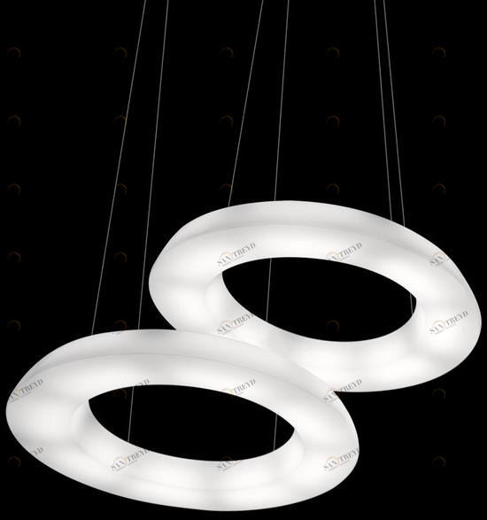 Martinelli Luce Светодиодный подвесной светильник из полиэтилена с диммером Circular pol 2057/j