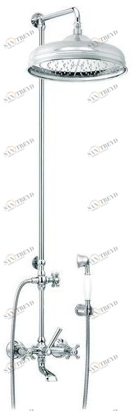 rvb Настенная душевая стойка из латуни с ручным душем 1920-1921 1921.--.76