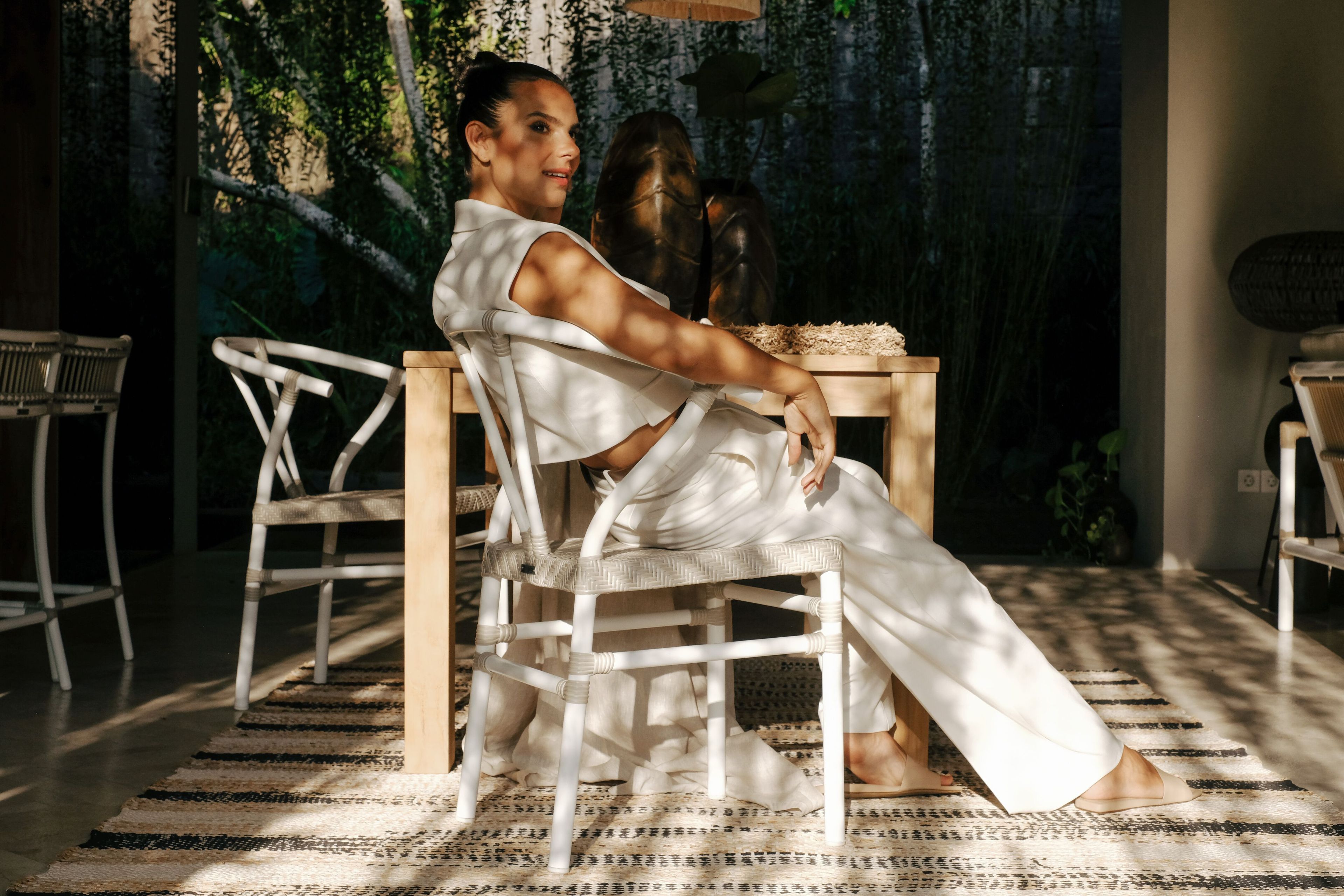 Алюминиевый садовый стул cbdesign Wishbone ARCH-00069515 - Вид №4