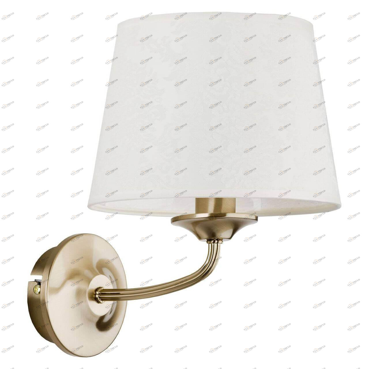 Бра настенное белое с золотым Alfa Selva 21430 ALFA SELVA 00-3928270 Белый;золото