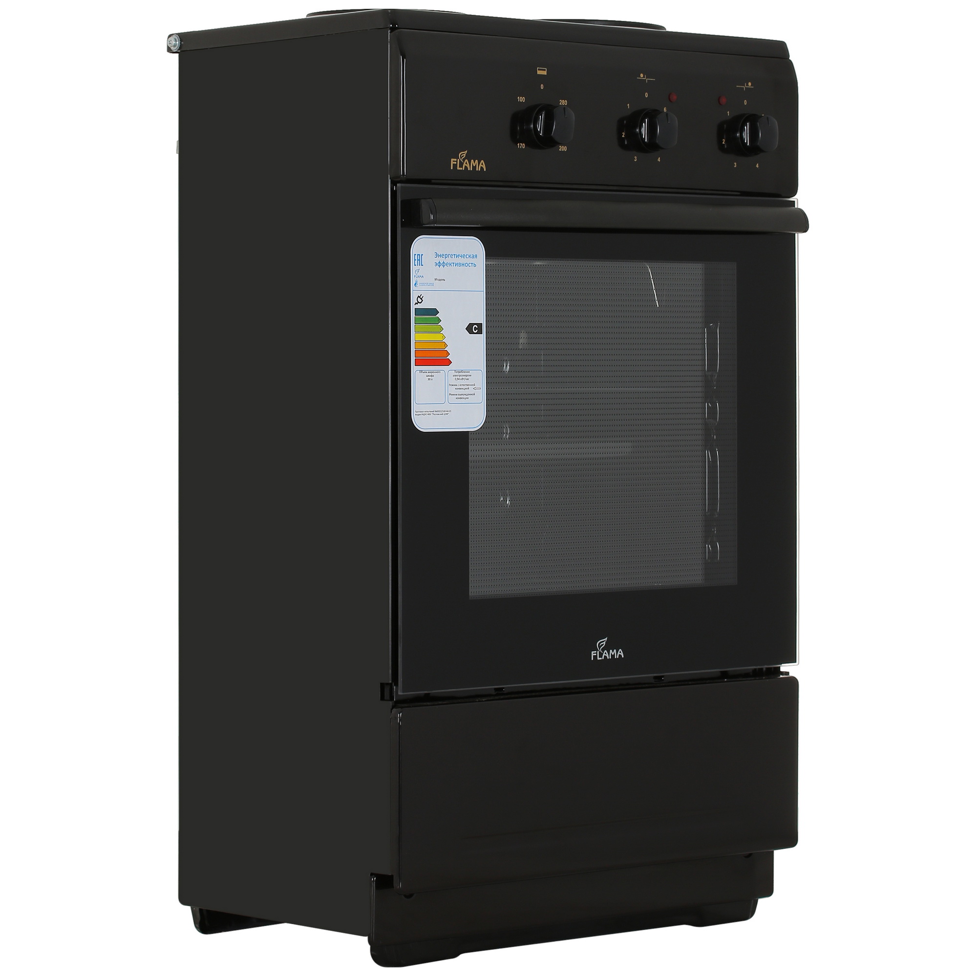 9973293 Электрическая плита FLAMA CE 32011 B коричневый Flama group STDN-0046610 - Вид №1