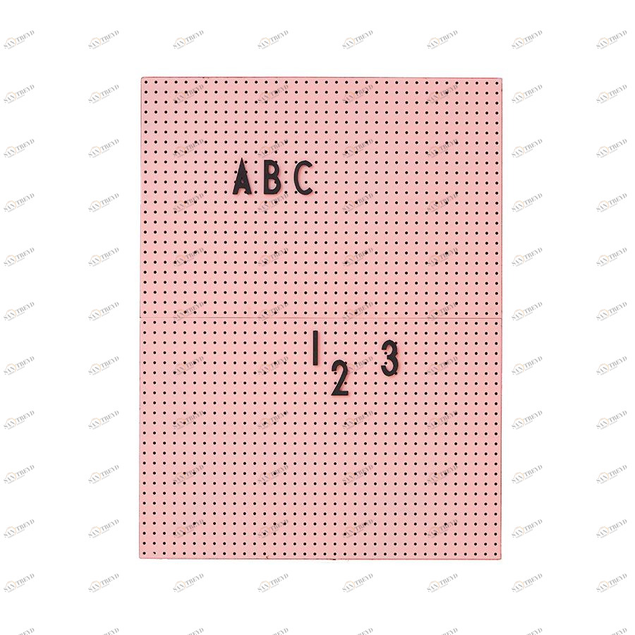 Доска для объявлений A4 розовая Design Letters 20203100PINK