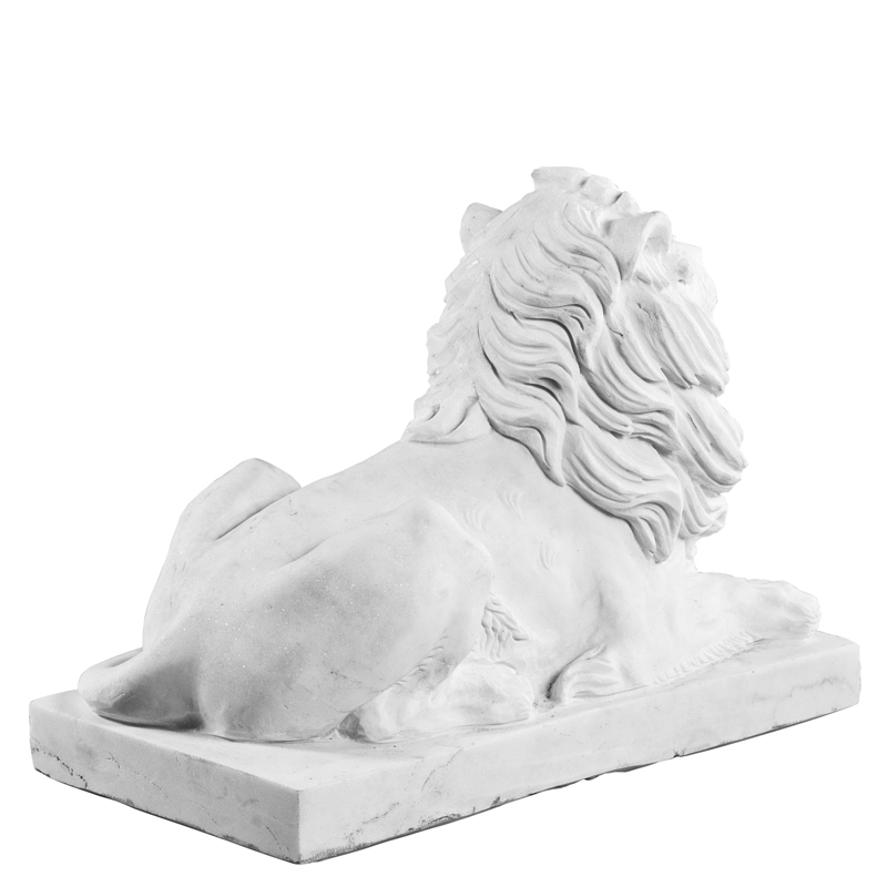 Статуэтки декоративные металлические 2 шт серебряные Lion EICHHOLTZ EICHHOLTZ 062742 Белый  - Вид №5