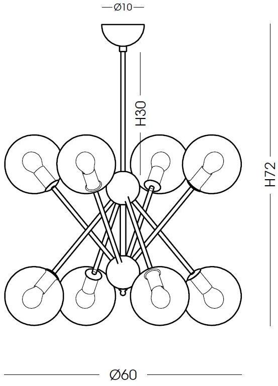 Cangini & Tucci Люстра из металла Scarlett sun-id-1427373 - Вид №5
