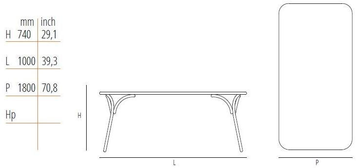 Wiener GTV Design Прямоугольный стол из бука Arch sun-id-1456872 - Вид №9