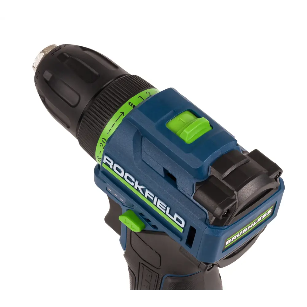 Бесщеточная дрель-шуруповерт Rockfield RF1002BK с двумя аккумуляторами 89366403 STLM-0838334 - Вид №8