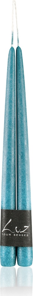 10574025 Luz your senses Набор свечей Luz your senses "Рустик" 30см, 2 шт (бирюзовый) Парафин 
