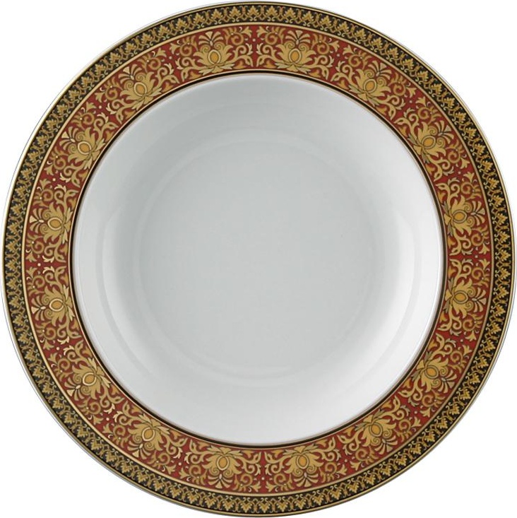41484 Rosenthal Versace Тарелка суповая Rosenthal Versace Медуза 22см, фарфор Фарфор 