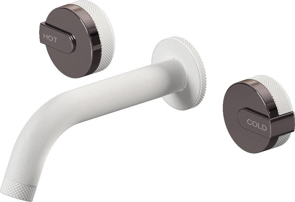 E-11530-R1OX-L1OX-WT Смеситель для умывальника из 19,1см носикем (внешняя часть) GRAFF MOD+