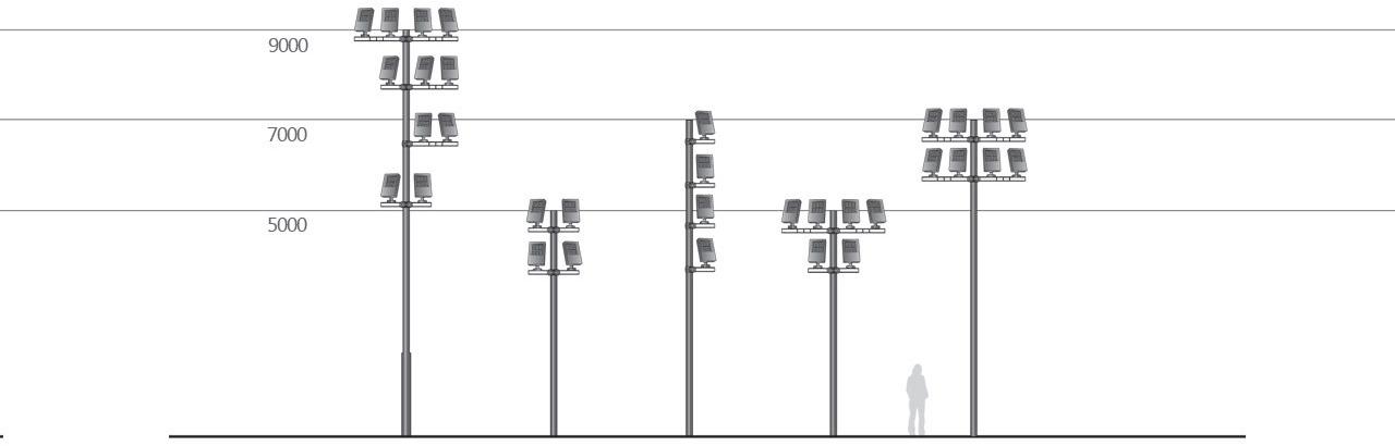 iGuzzini Регулируемый алюминиевый светодиодный проектор для улицы Platea sun-id-1380206 - Вид №4