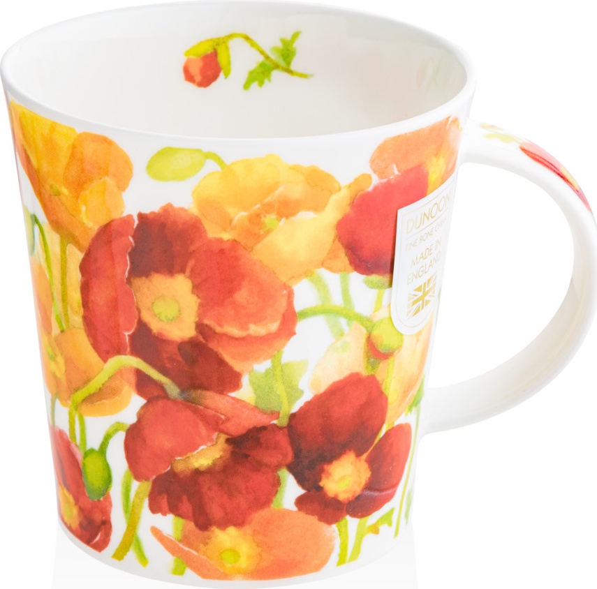 10671208 Dunoon Кружка Dunoon "Красивый сад.Цветы.Ломонд" 320мл Фарфор костяной 