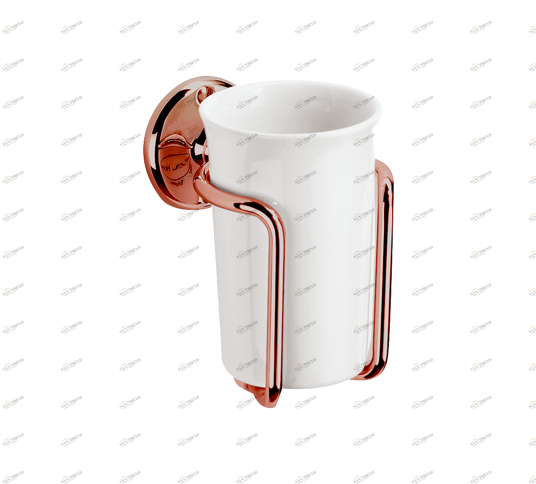 Gentry Home Керамический держатель стакана St James Медь GH101382 