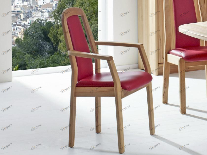 Деревянный стул с подлокотниками  1589ak Santreyd 