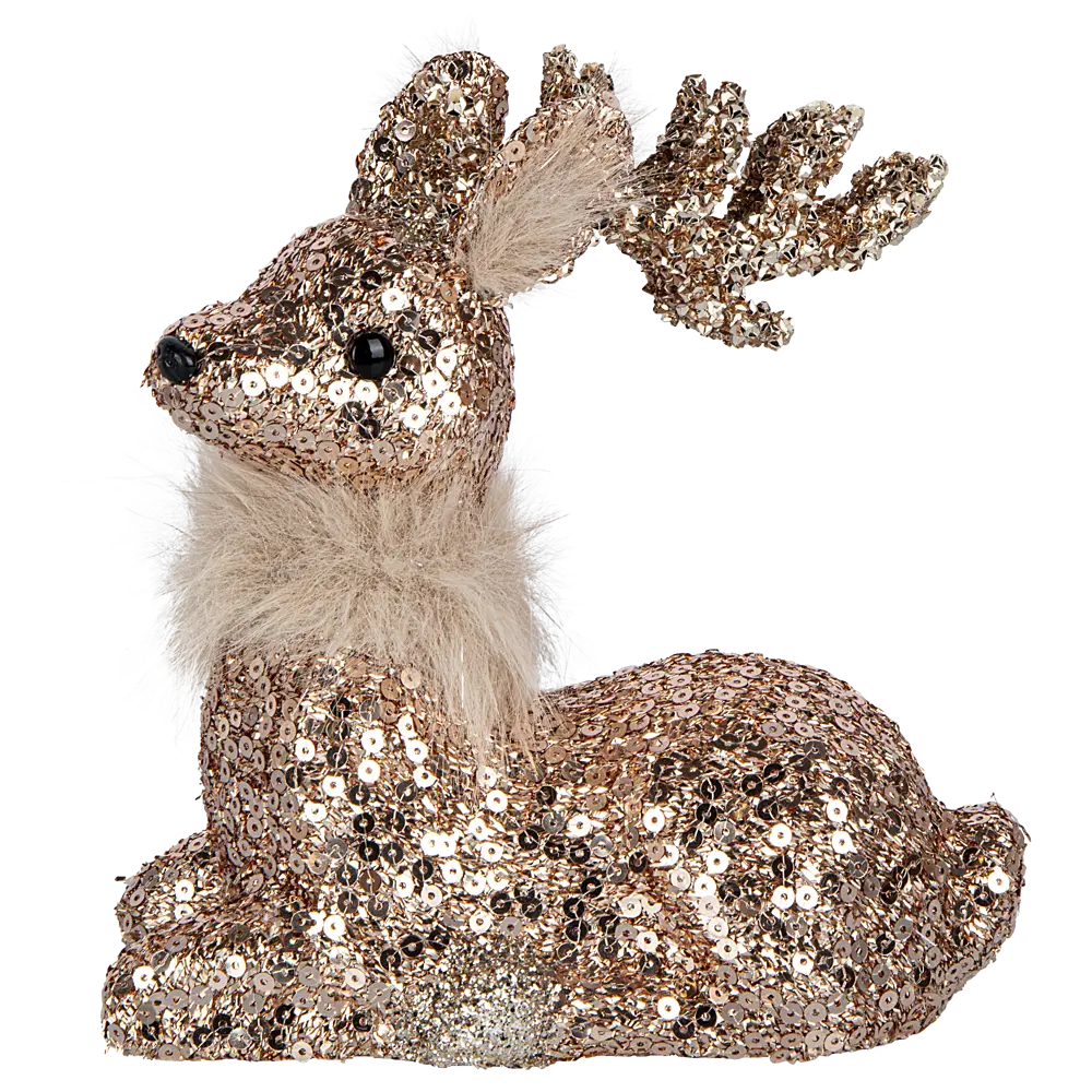 89368050 Декоративная фигура Олень 20x13 см шампань STLM-1336306 Santreyd Christmas - Вид №3