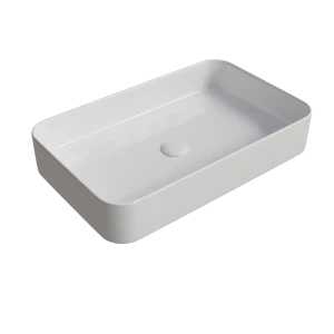 Santreyd Slim Square 60 — элегантная керамическая раковина для столешницы 89316154