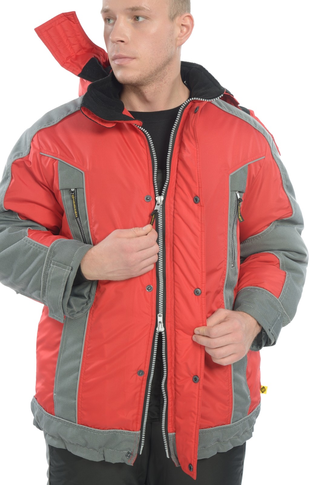 64764 Костюм "Ультра" зимний красно-черный  Зимняя спецодежда  размер 52-54/170-176  - Вид №15