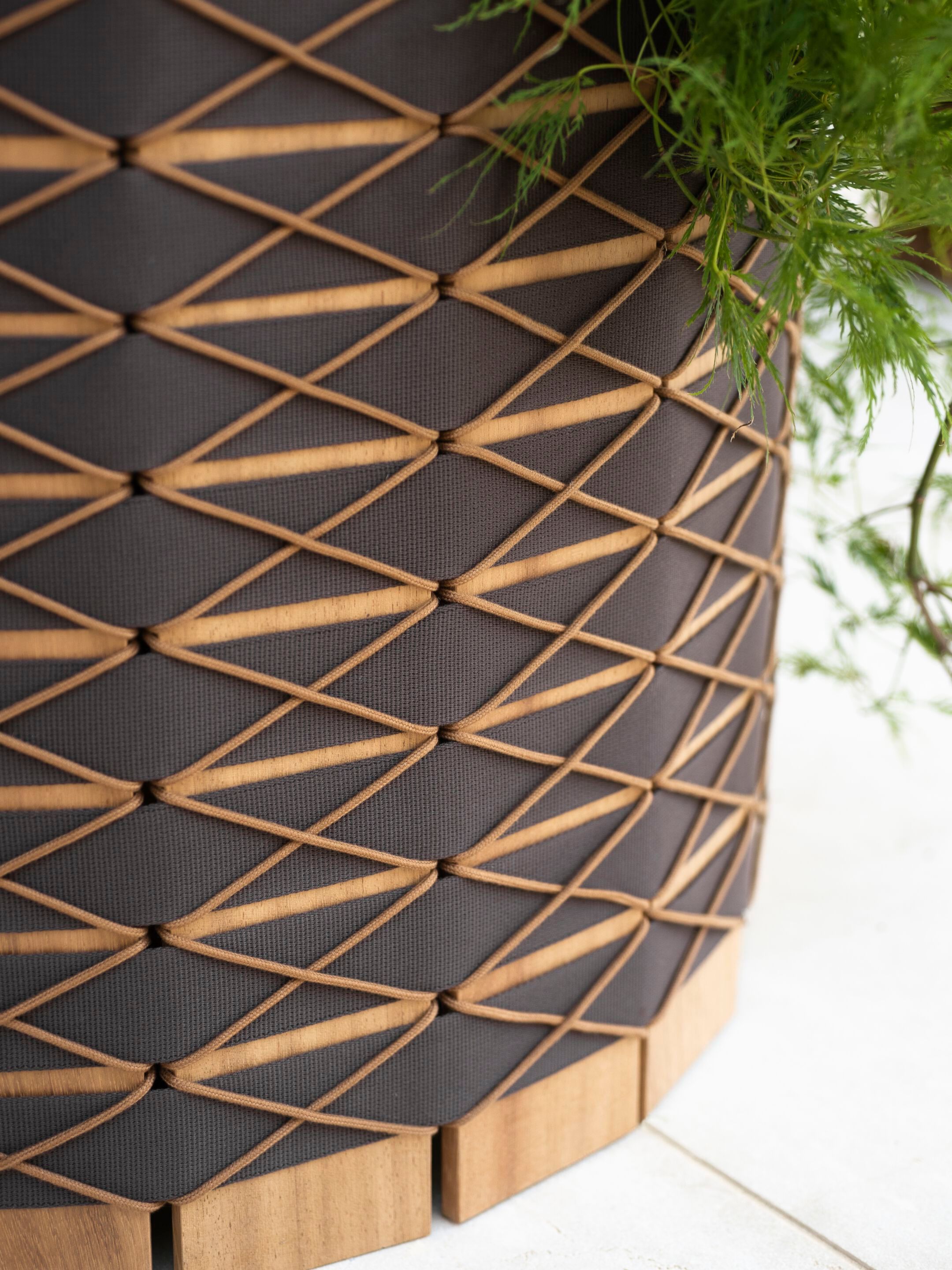 Круглая подставка для горшков в ироко RODA BARRIQUE ARCH-00140257 - Вид №5