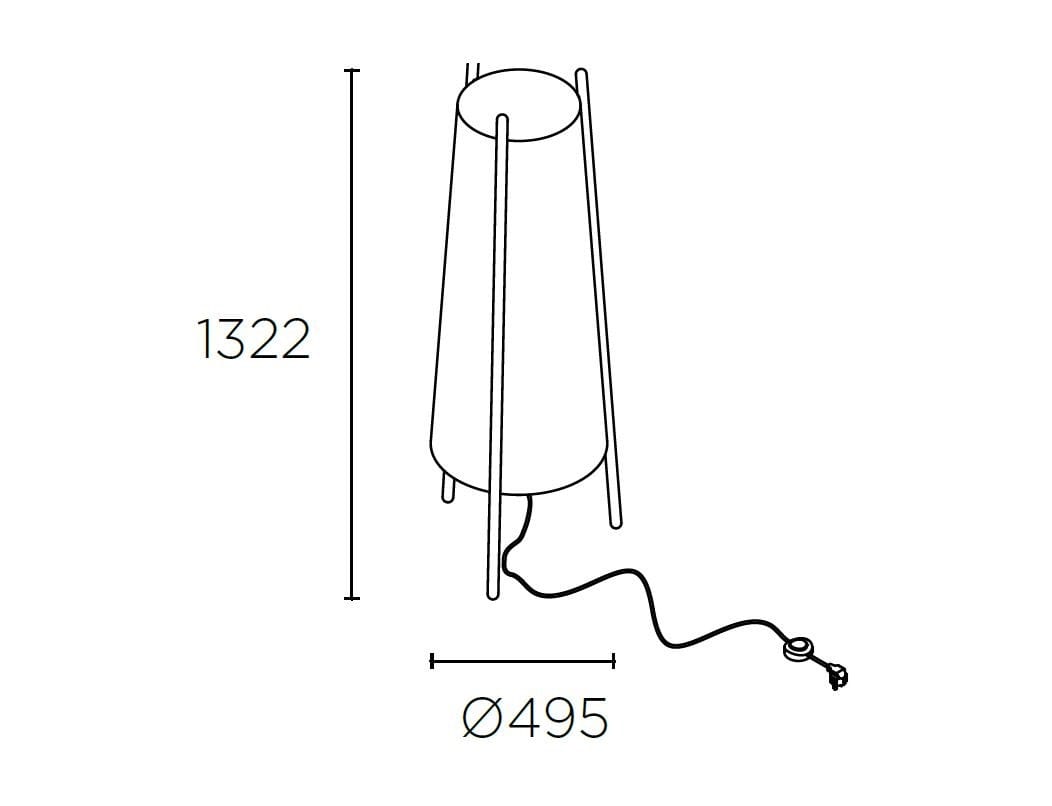 Деревянный светодиодный торшер LedsC4 Woody ARCH-00128243 - Вид №2