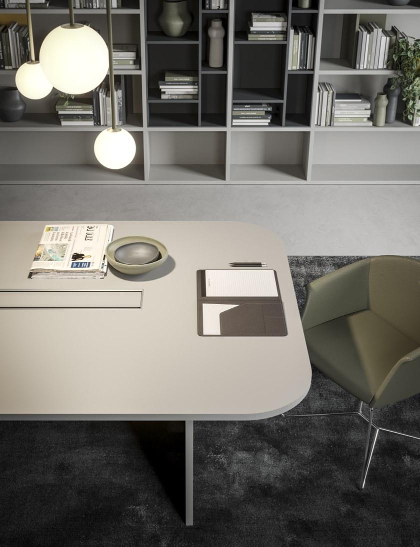 PROF Стол для переговоров из fenix-ntm® с системой управления кабелями Entry sun-id-1372938 - Вид №9