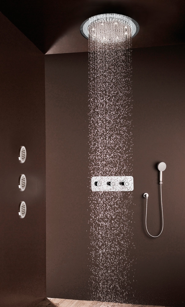 H37454 Потолочный & настенный душ DREAM - OKI - LED LIGHTS BOSSINI  - Вид №6